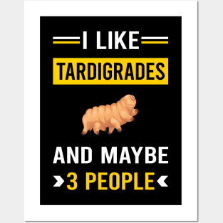 3 People Tardigrade Tardigrades Tardigrada Water Bear Bears Waterbear Moss Piglet Piglets Posters and Art